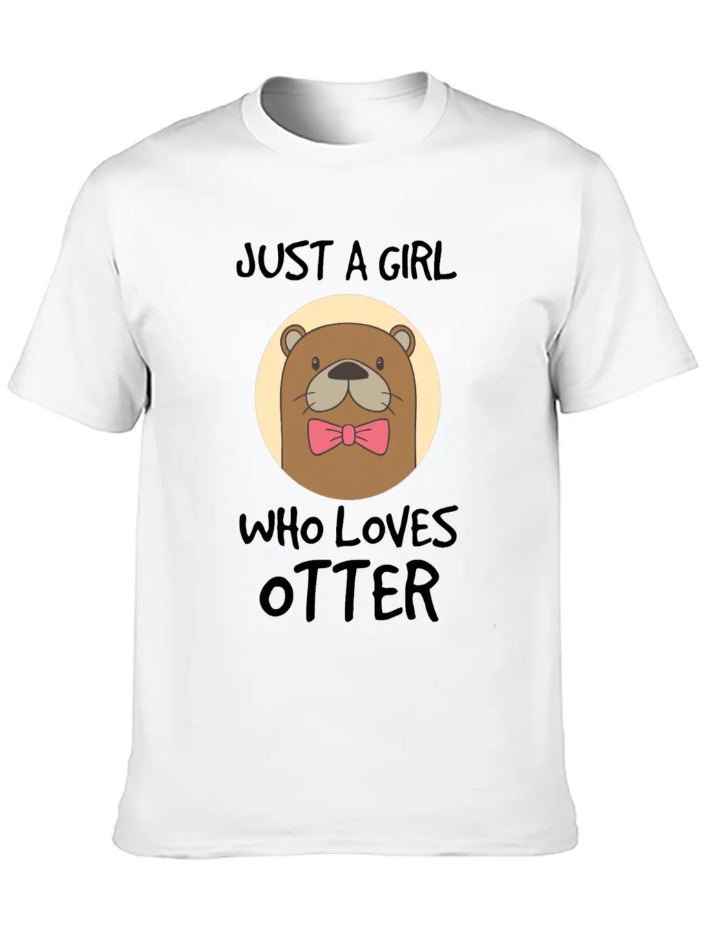 Otter Zoo Friendly Water Construction Family Trick Stylish Everyday T-Shirt – Unisex Basic Cotton Tee