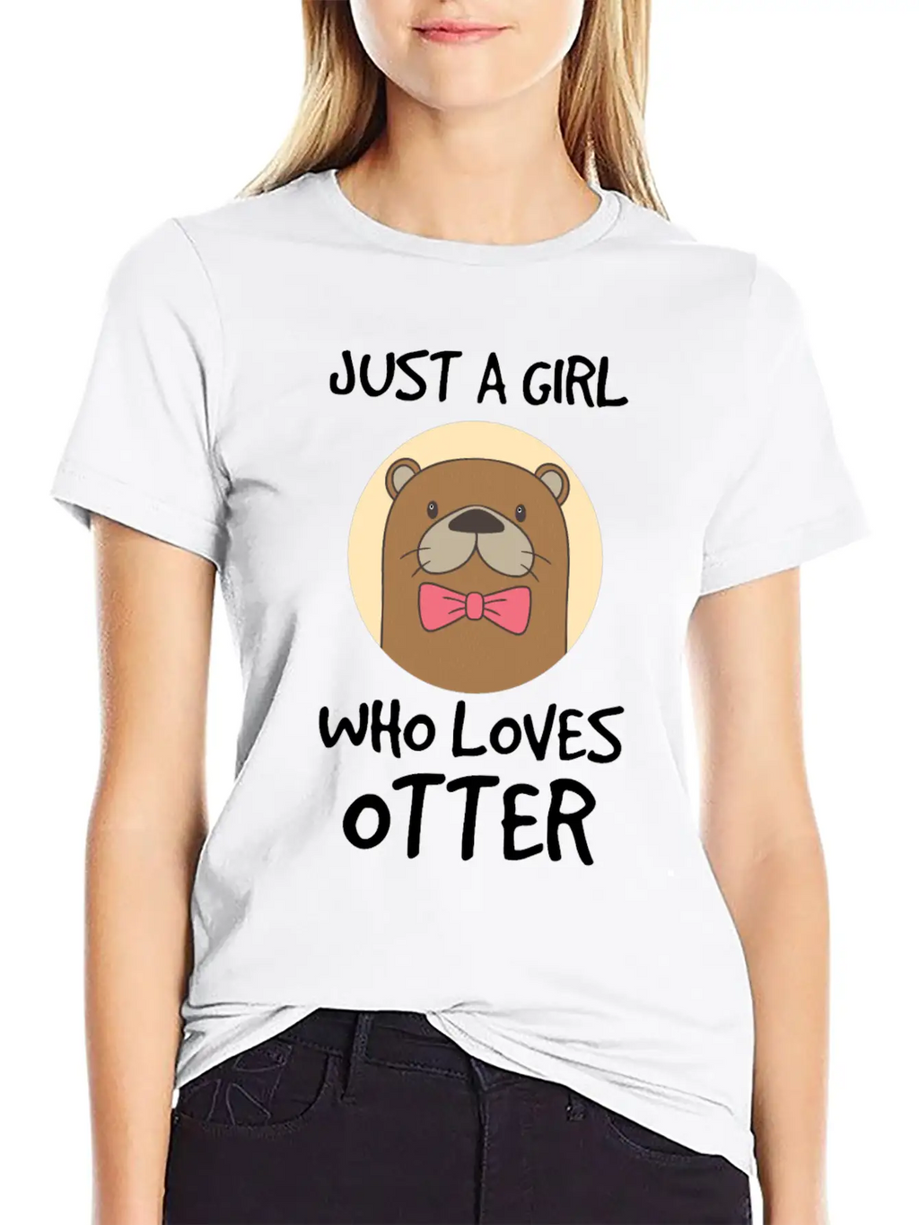 Otter Zoo Friendly Water Construction Family Trick Stylish Everyday T-Shirt – Unisex Basic Cotton Tee