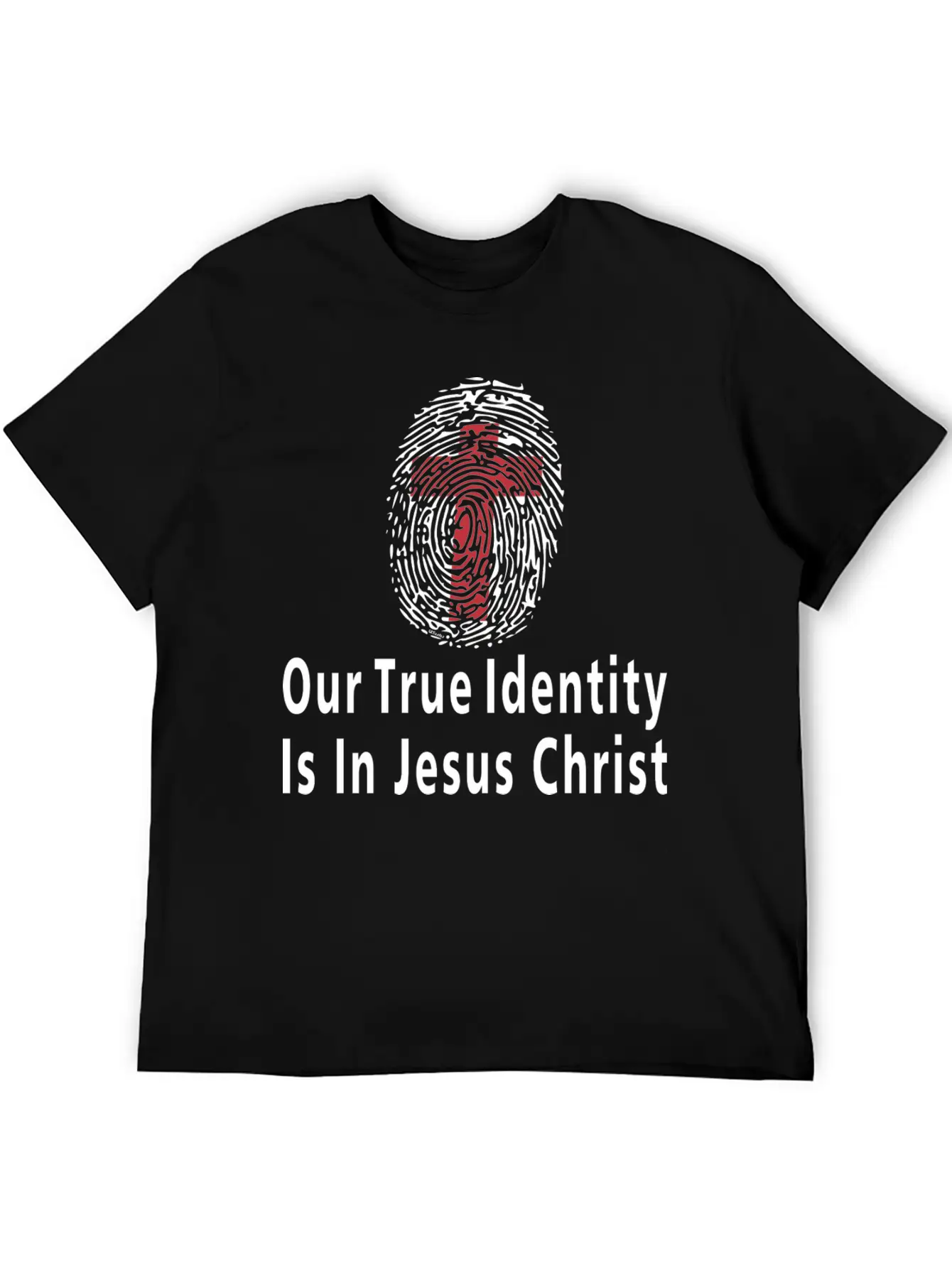 Our True Identity Is In Christ Christian Bible Essential Cotton Tee For Daily Outfits – Unisex Style