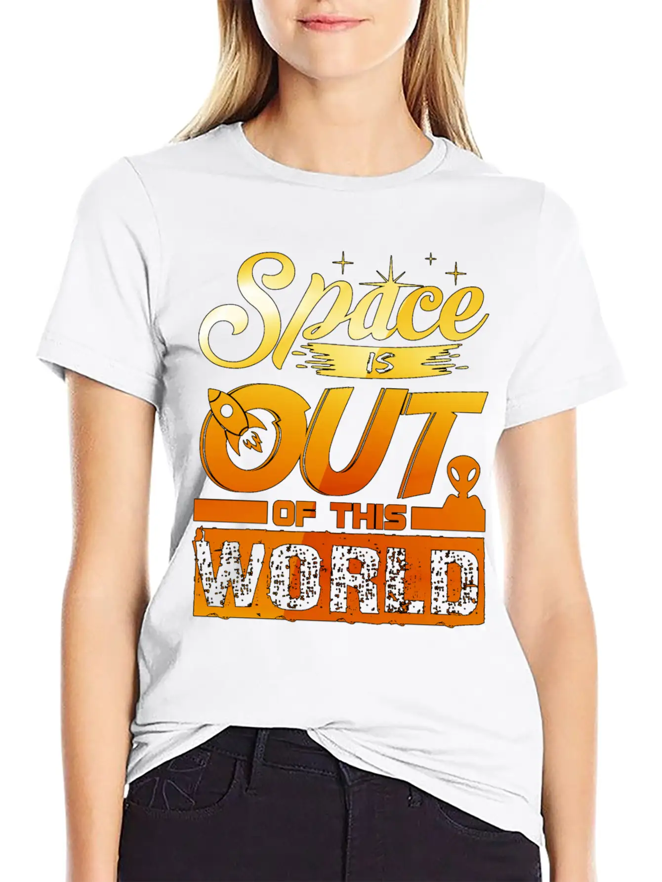Out Of This World - Astronauts -Total Basics Unisex Casual T-Shirt – Clean Design For Daily Comfort