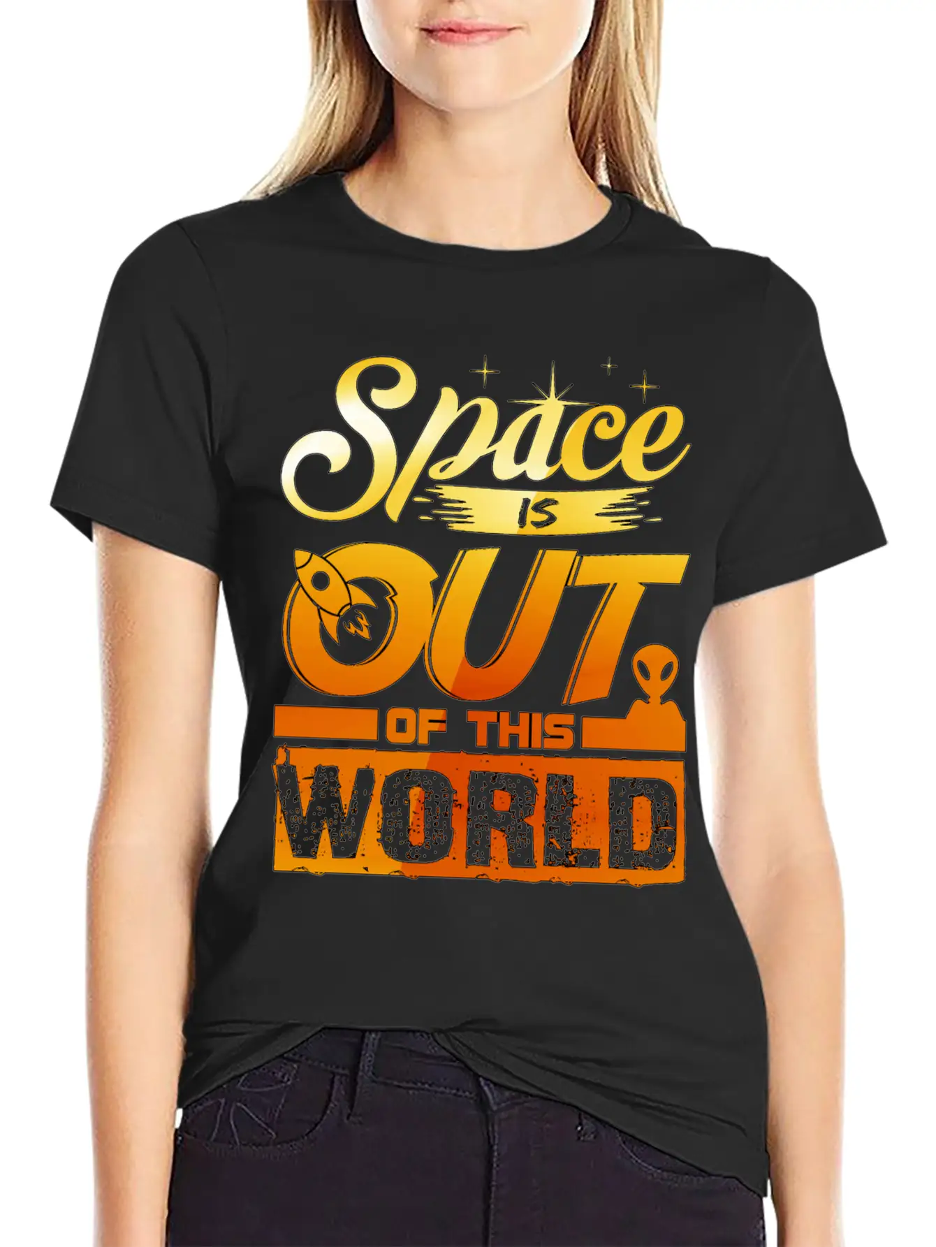 Out Of This World - Astronauts -Total Basics Unisex Casual T-Shirt – Clean Design For Daily Comfort