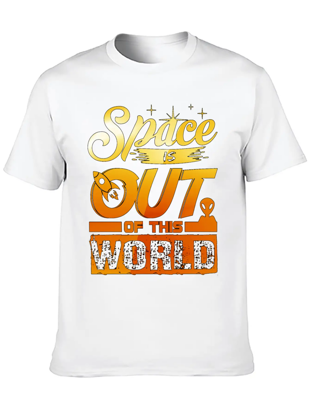 Out Of This World - Astronauts -Total Basics Unisex Casual T-Shirt – Clean Design For Daily Comfort