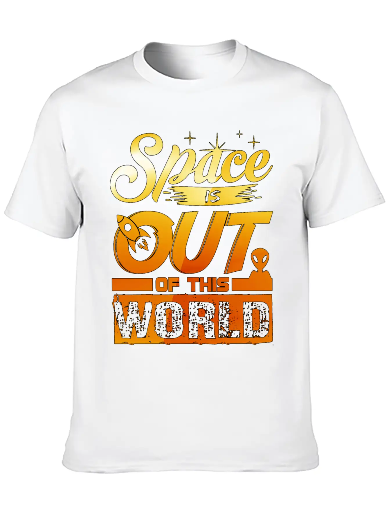 Out Of This World - Astronauts -Total Basics Unisex Casual T-Shirt – Clean Design For Daily Comfort