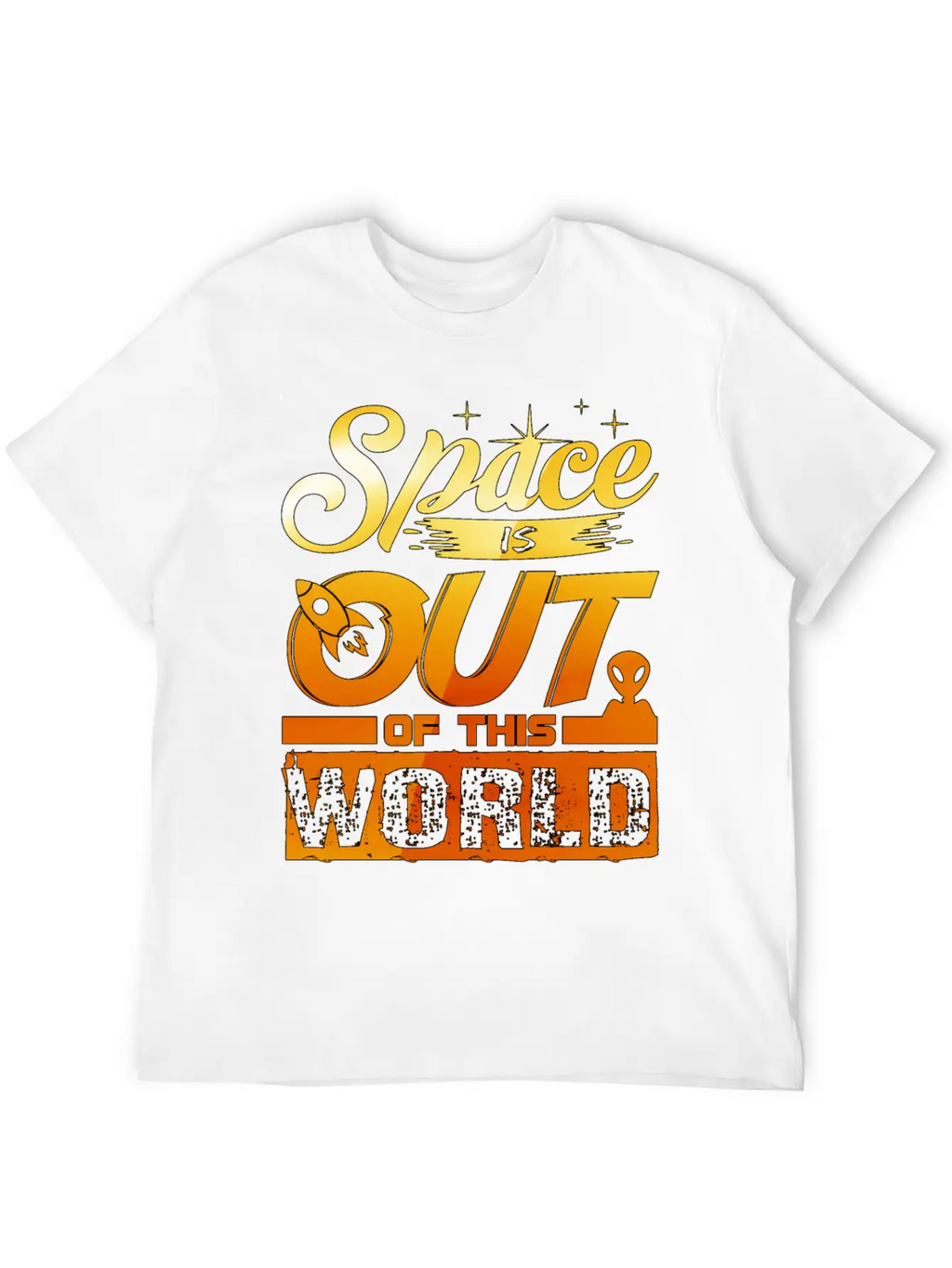 Out Of This World - Astronauts -Total Basics Unisex Casual T-Shirt – Clean Design For Daily Comfort