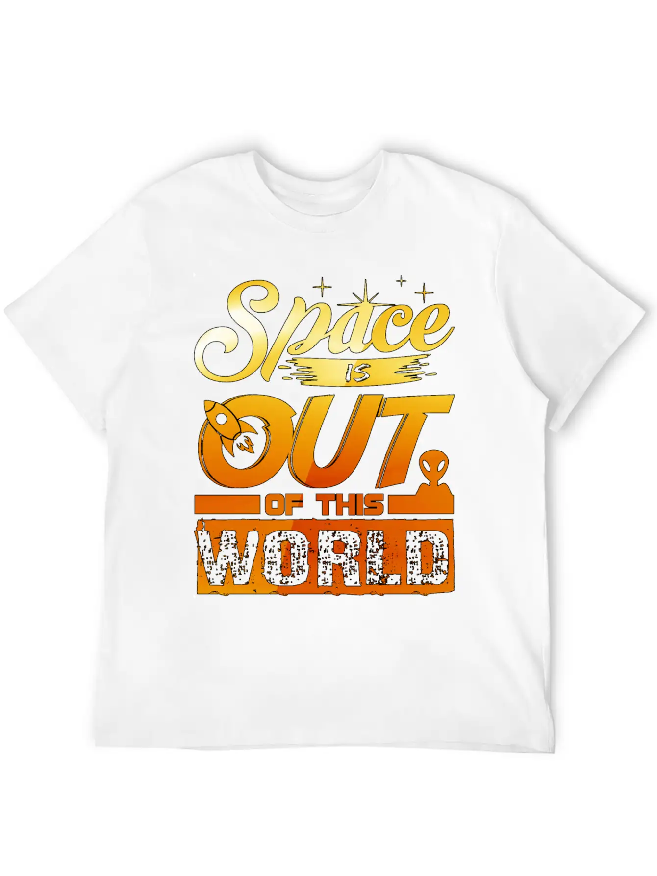 Out Of This World - Astronauts -Total Basics Unisex Casual T-Shirt – Clean Design For Daily Comfort