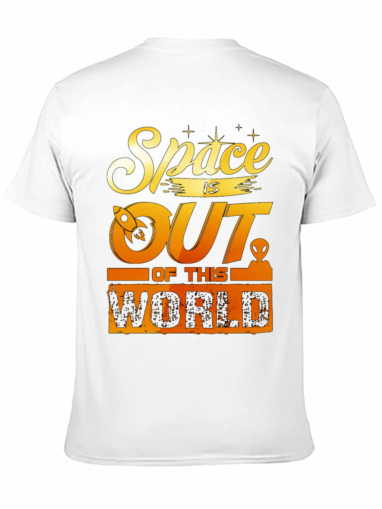 Out Of This World - Astronauts -Total Basics Unisex Casual T-Shirt – Clean Design For Daily Comfort