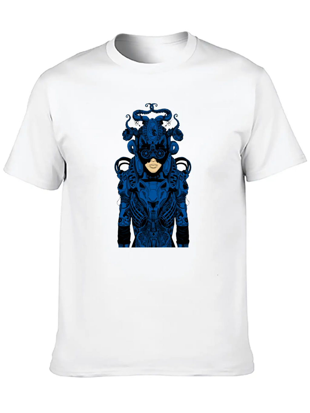 Outfit Of The Day Blue Casual Graphic T-Shirt – Simple And Comfortable Daily Wear