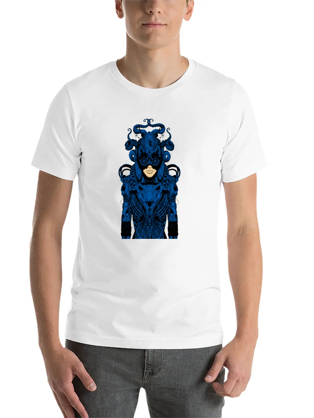 Outfit Of The Day Blue Casual Graphic T-Shirt – Simple And Comfortable Daily Wear