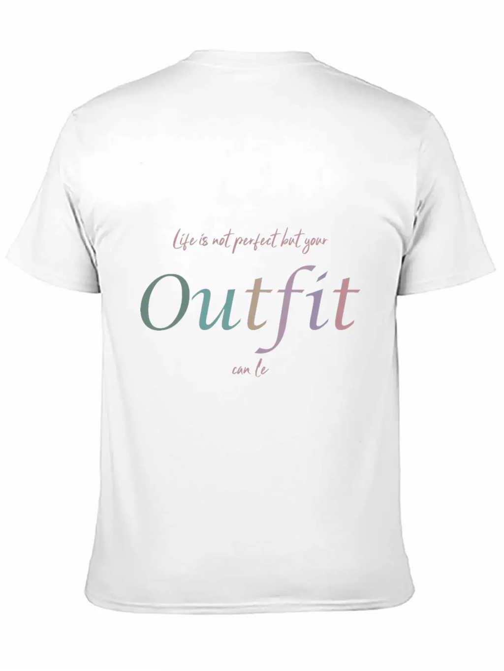 Outfit Unisex Casual T-Shirt – Clean Design For Daily Comfort