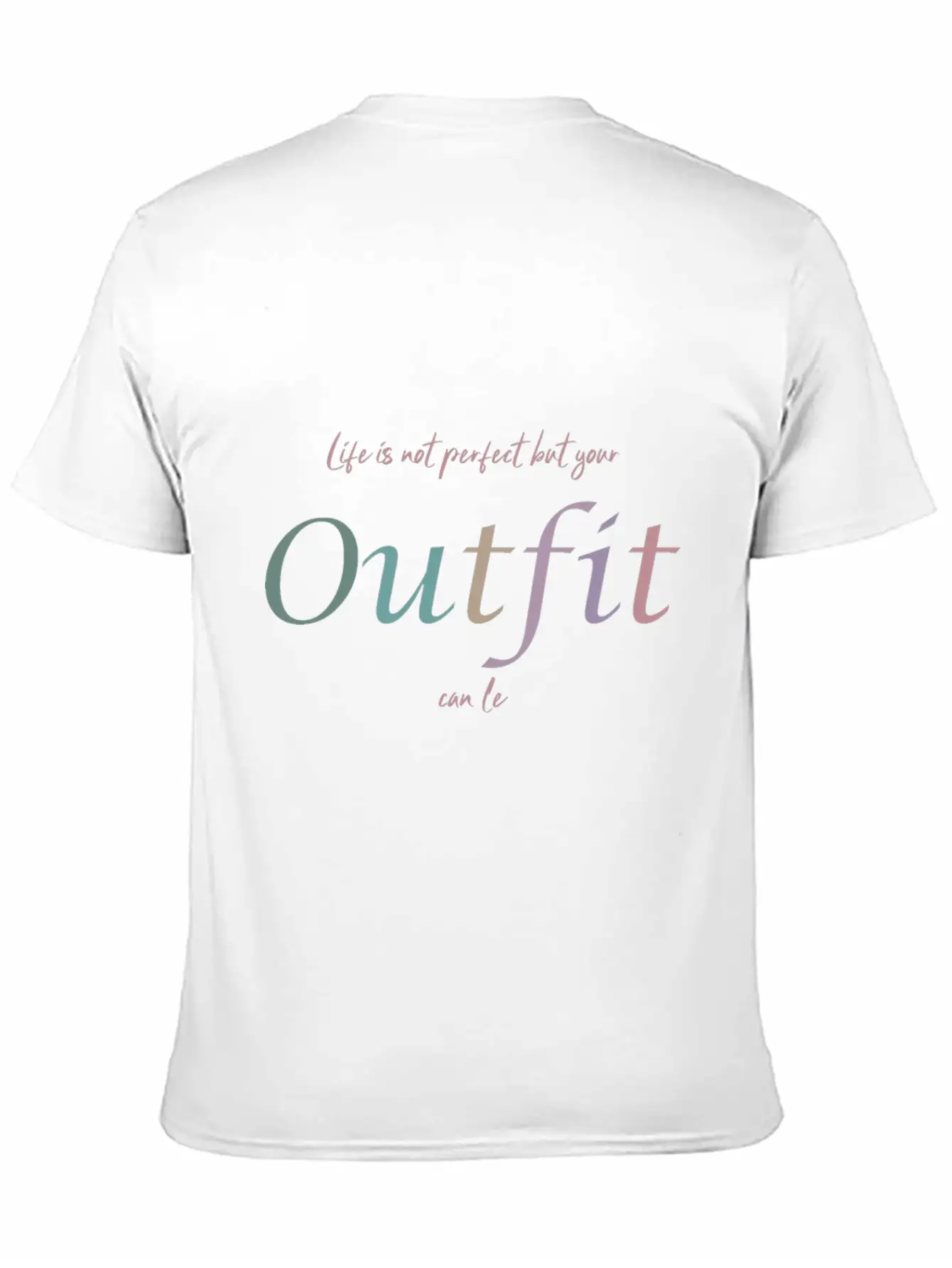 Outfit Unisex Casual T-Shirt – Clean Design For Daily Comfort