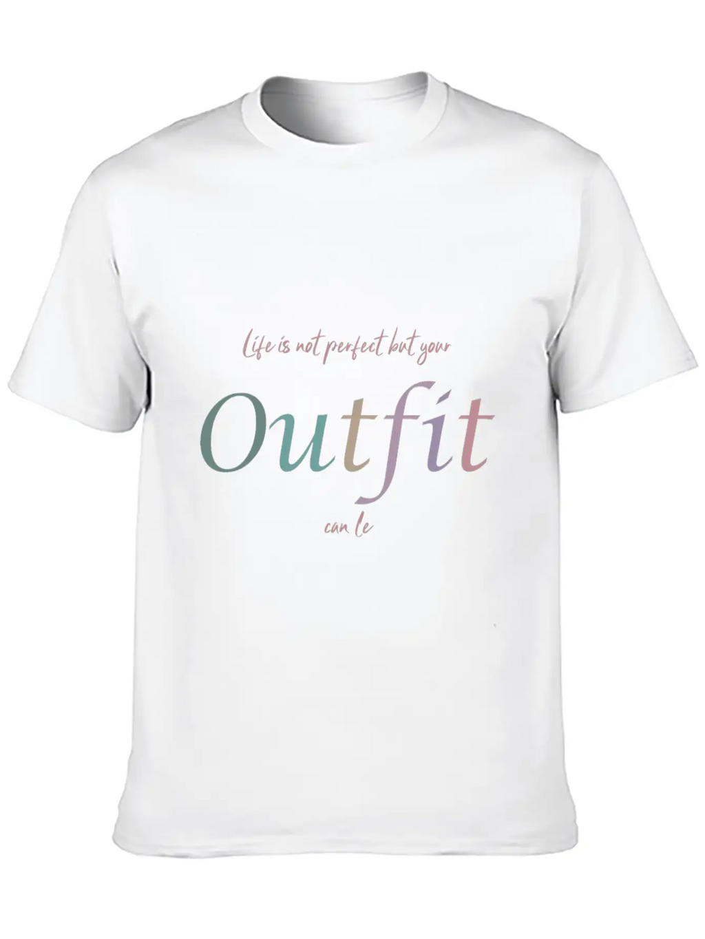 Outfit Unisex Casual T-Shirt – Clean Design For Daily Comfort