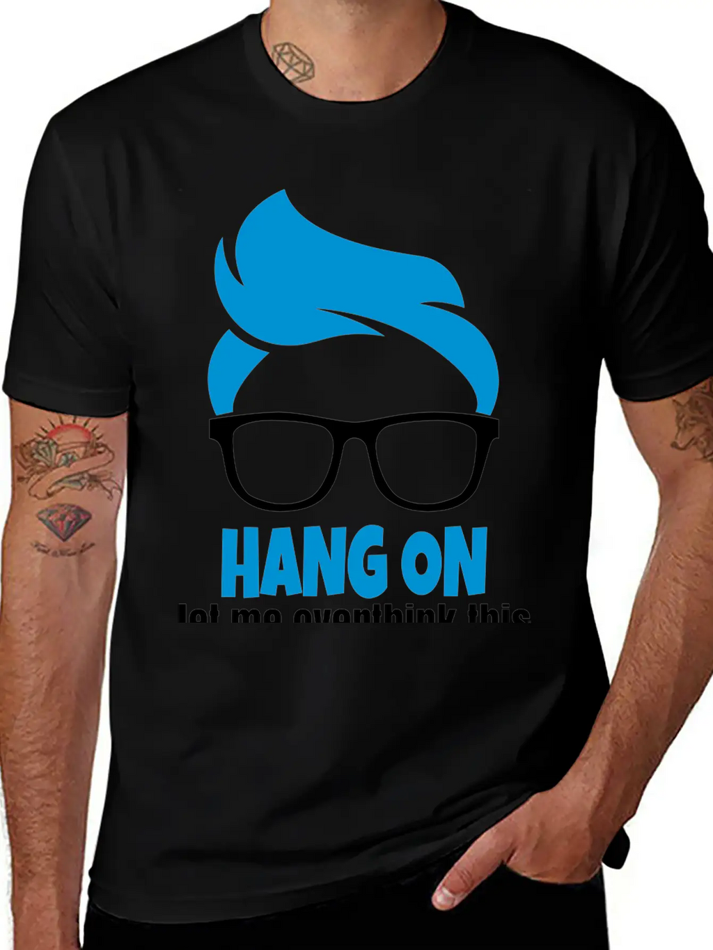 Overthink Breathable Graphic T-Shirt – Perfect For Casual Days