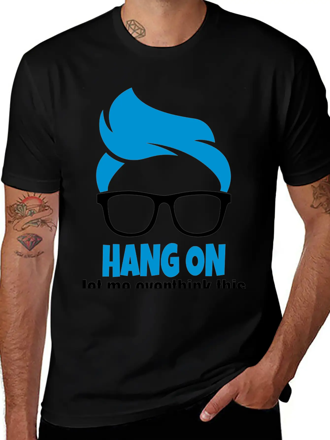 Overthink Breathable Graphic T-Shirt – Perfect For Casual Days