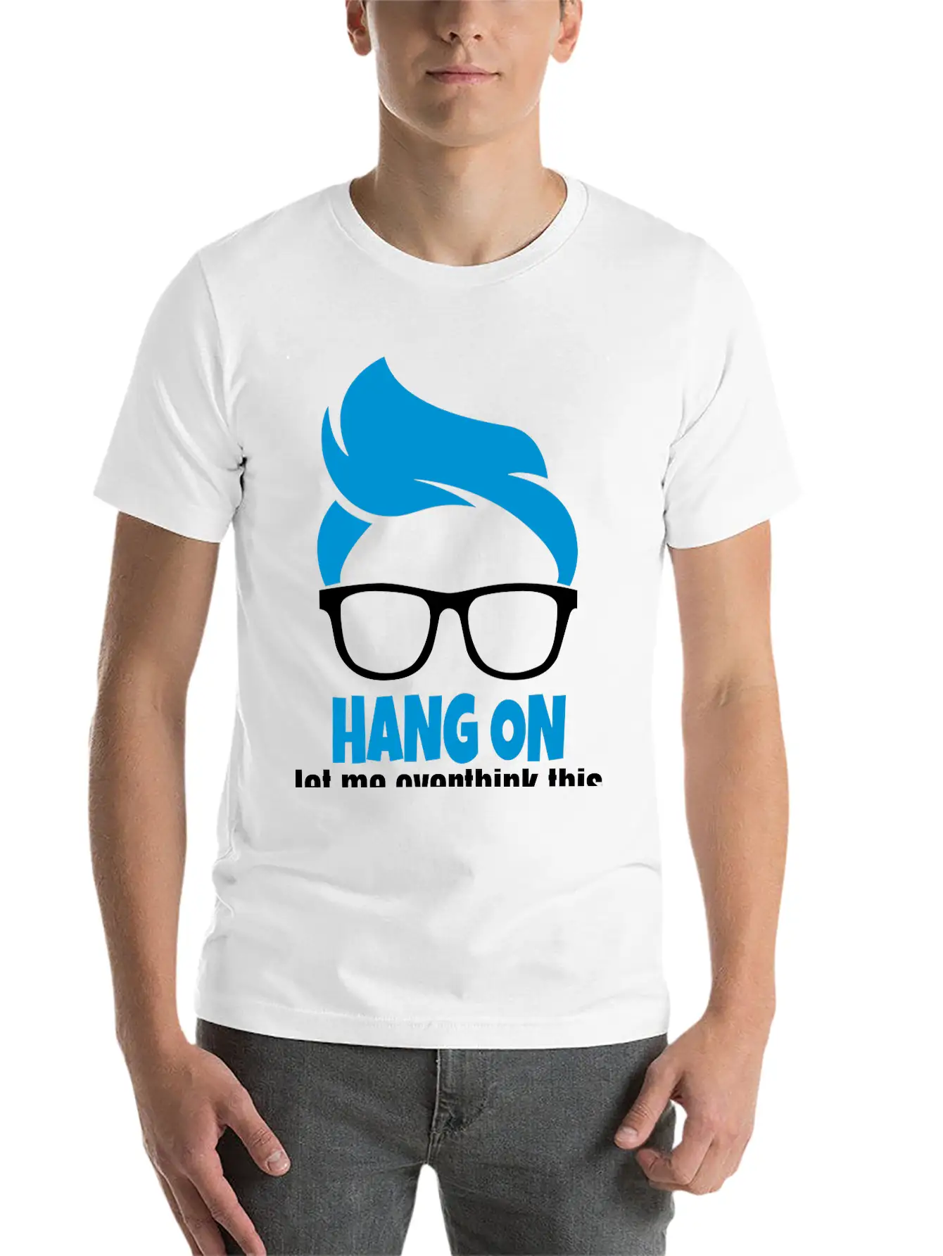 Overthink Breathable Graphic T-Shirt – Perfect For Casual Days