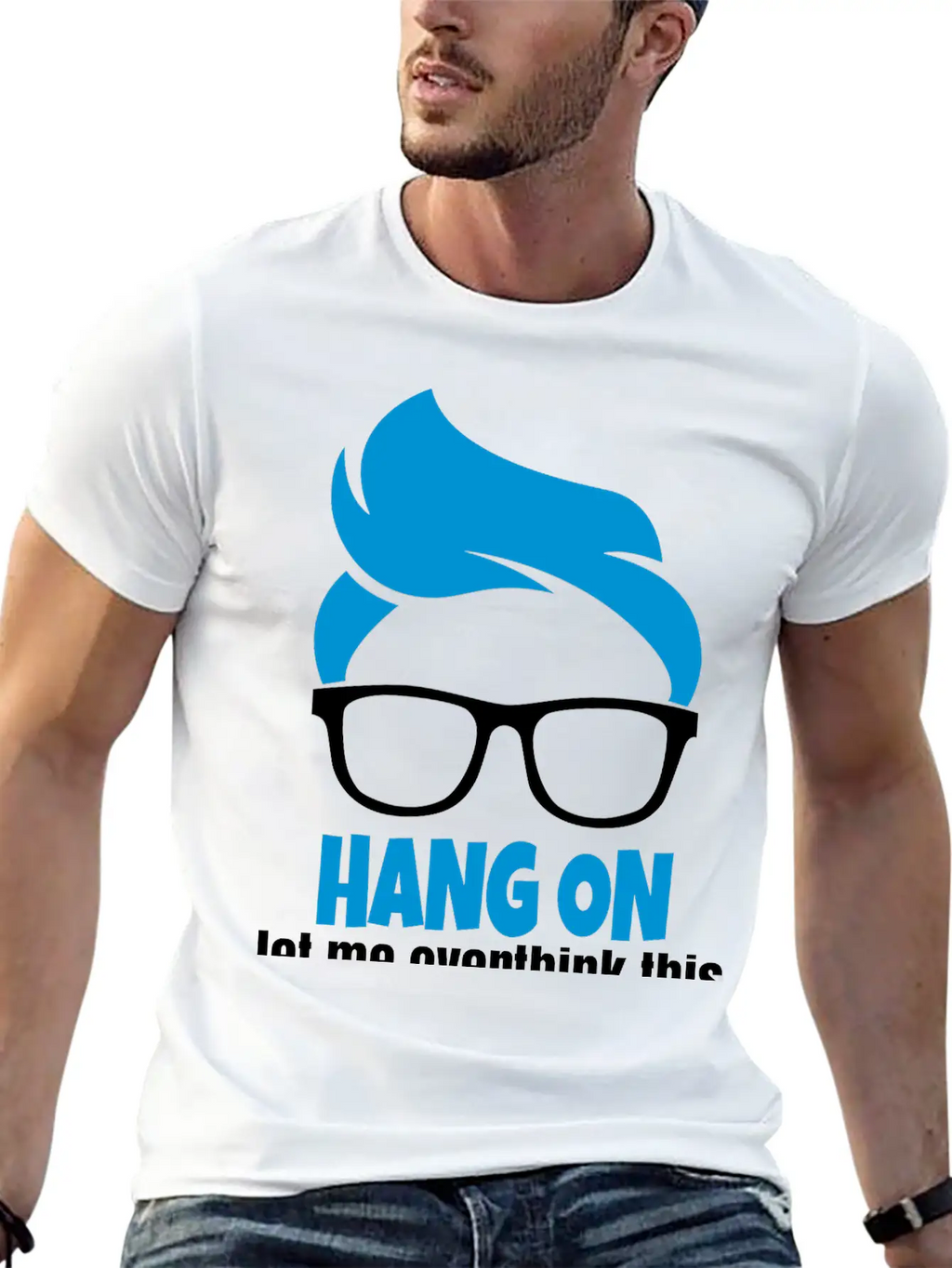 Overthink Breathable Graphic T-Shirt – Perfect For Casual Days