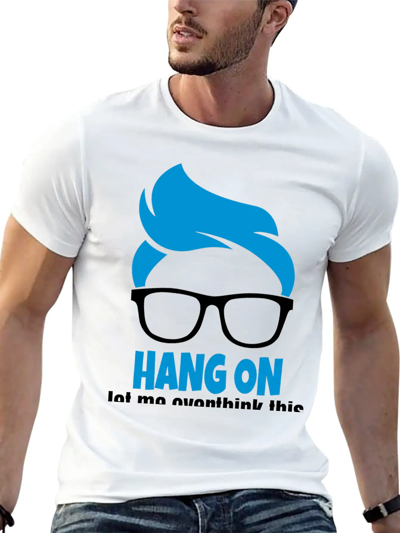 Overthink Breathable Graphic T-Shirt – Perfect For Casual Days