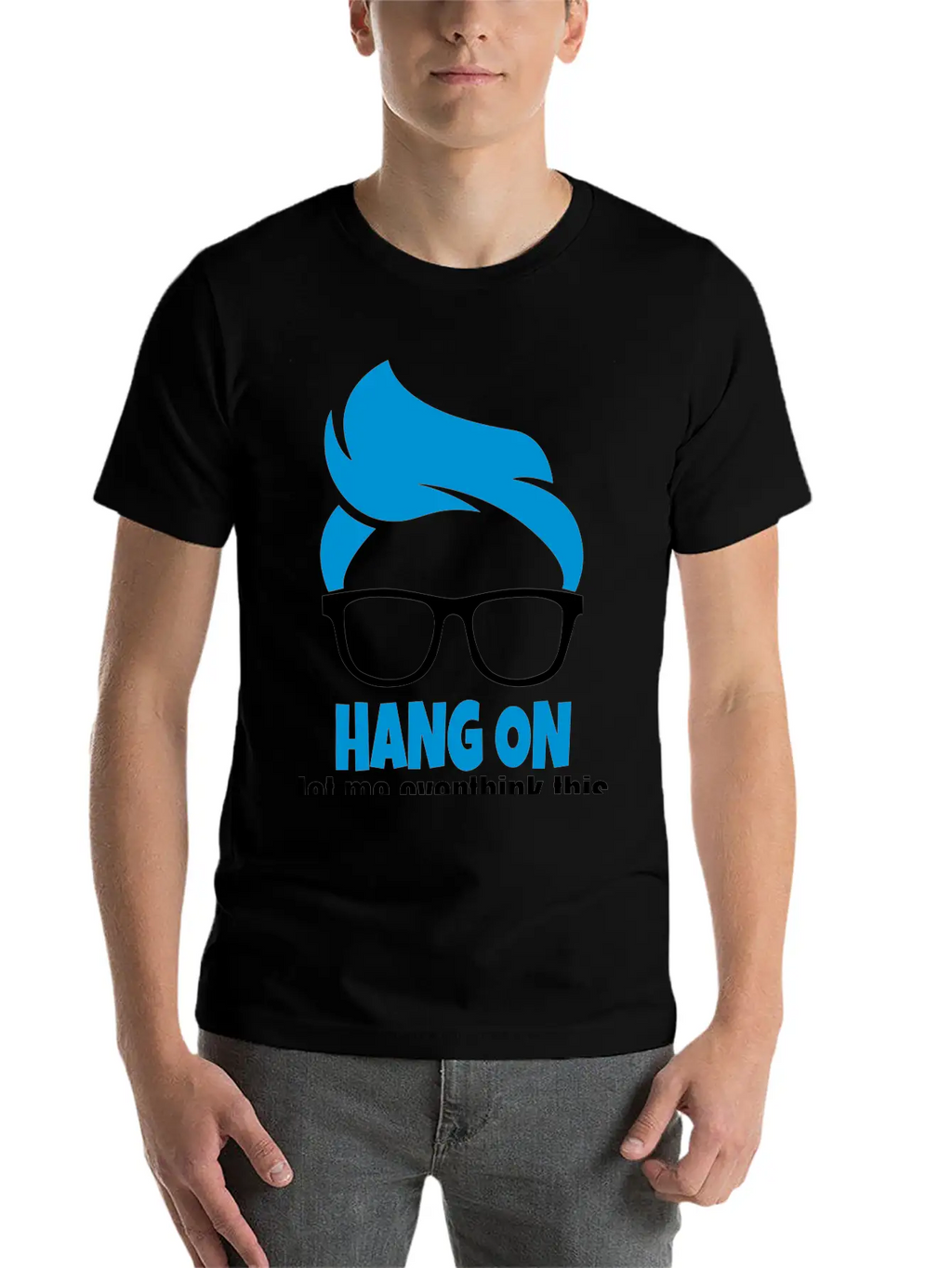 Overthink Breathable Graphic T-Shirt – Perfect For Casual Days