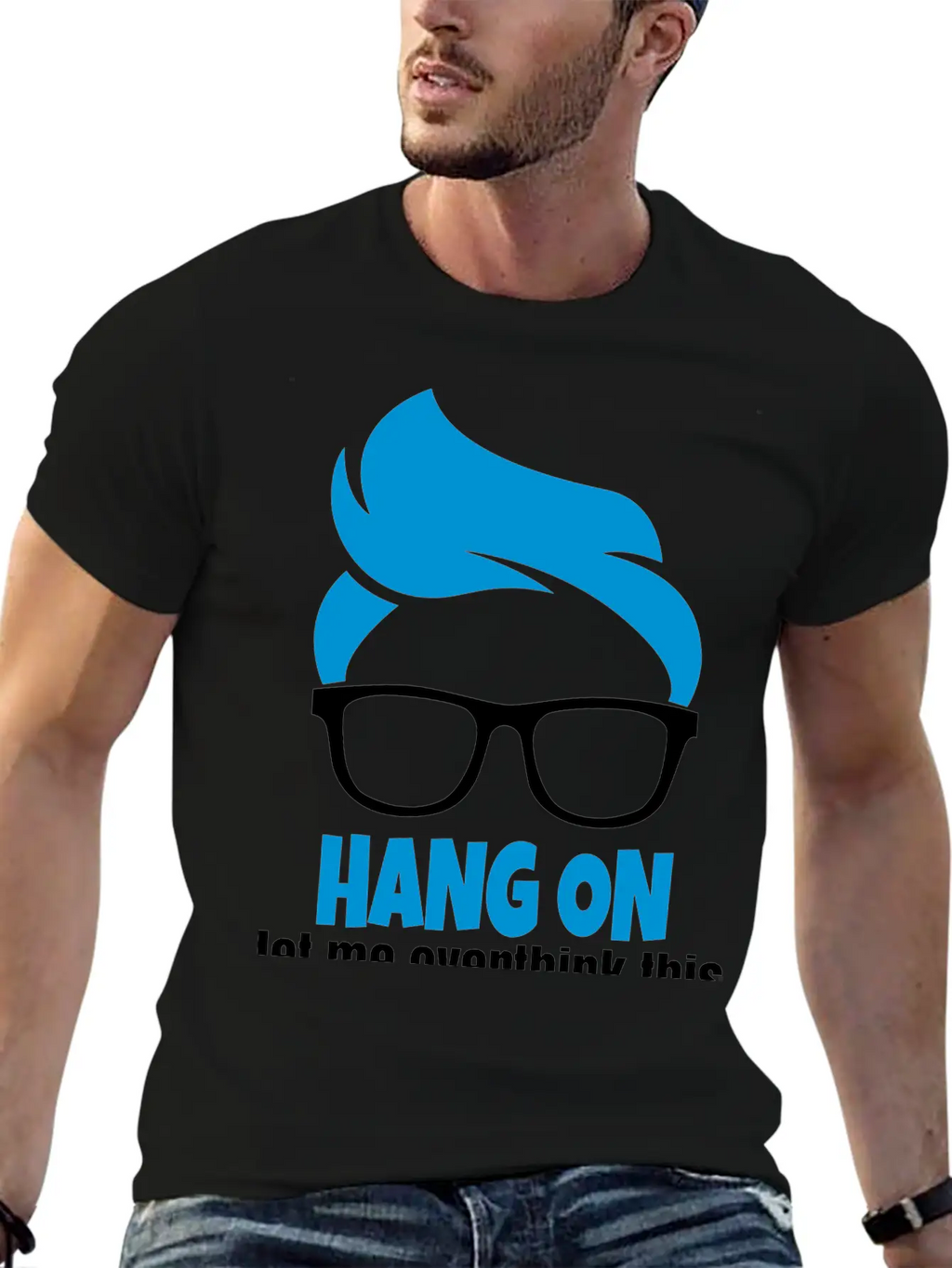 Overthink Breathable Graphic T-Shirt – Perfect For Casual Days