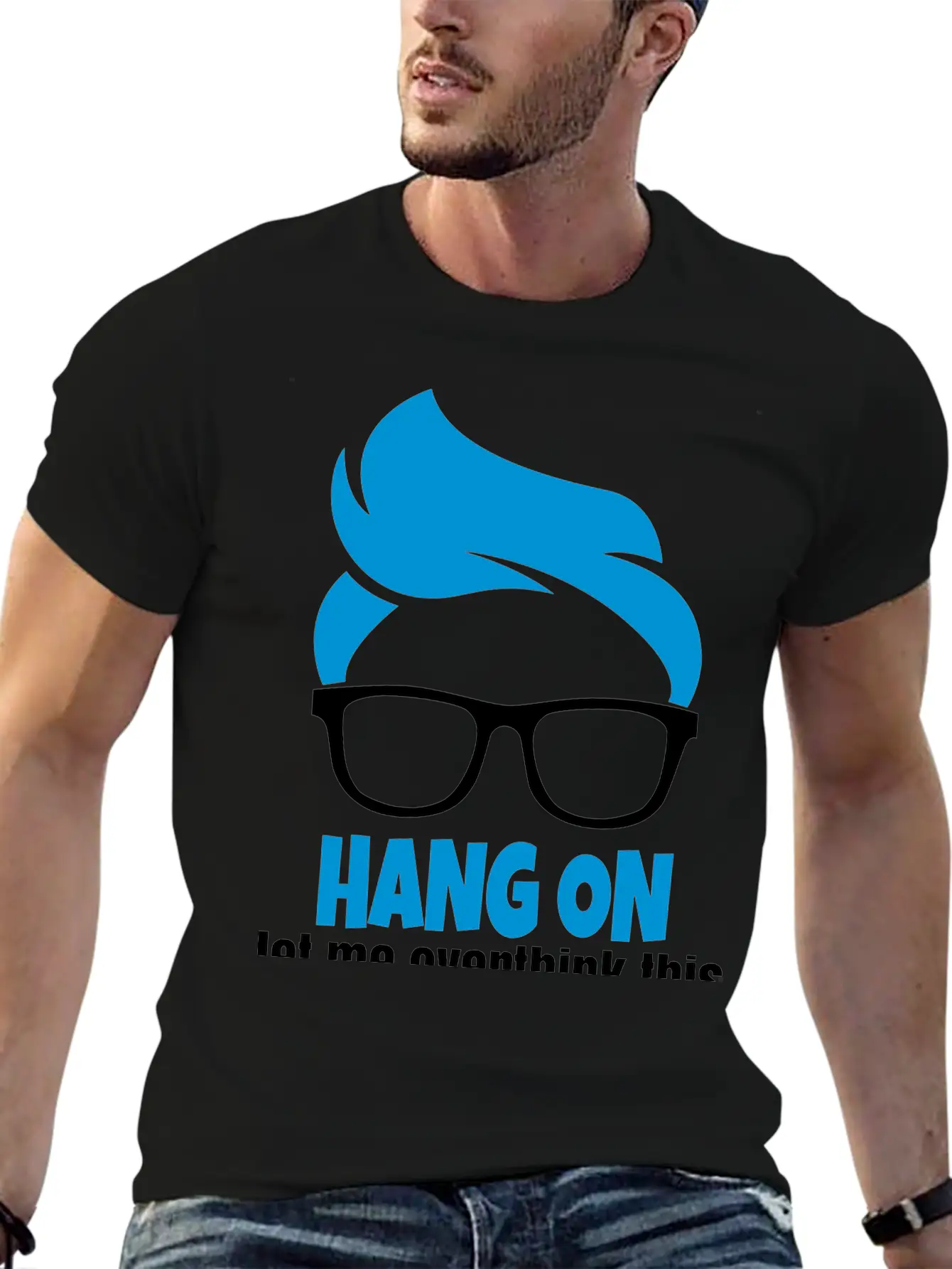 Overthink Breathable Graphic T-Shirt – Perfect For Casual Days