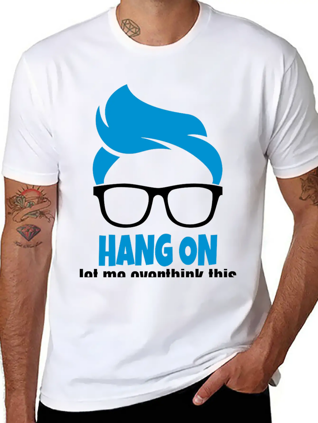 Overthink Breathable Graphic T-Shirt – Perfect For Casual Days