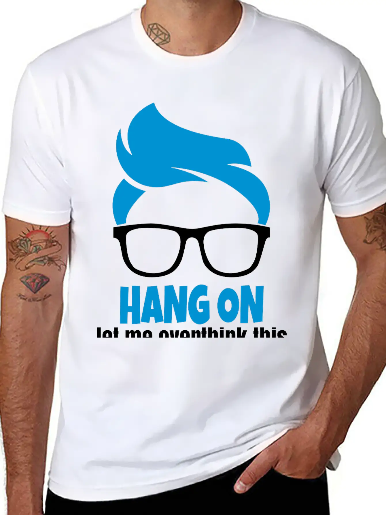 Overthink Breathable Graphic T-Shirt – Perfect For Casual Days