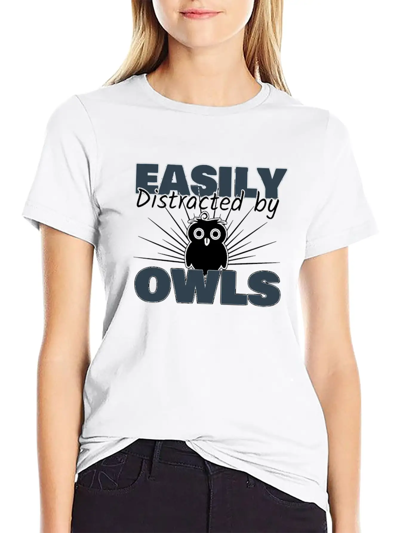 Owl Breathable Soft Cotton T-Shirt – Timeless Casual Look