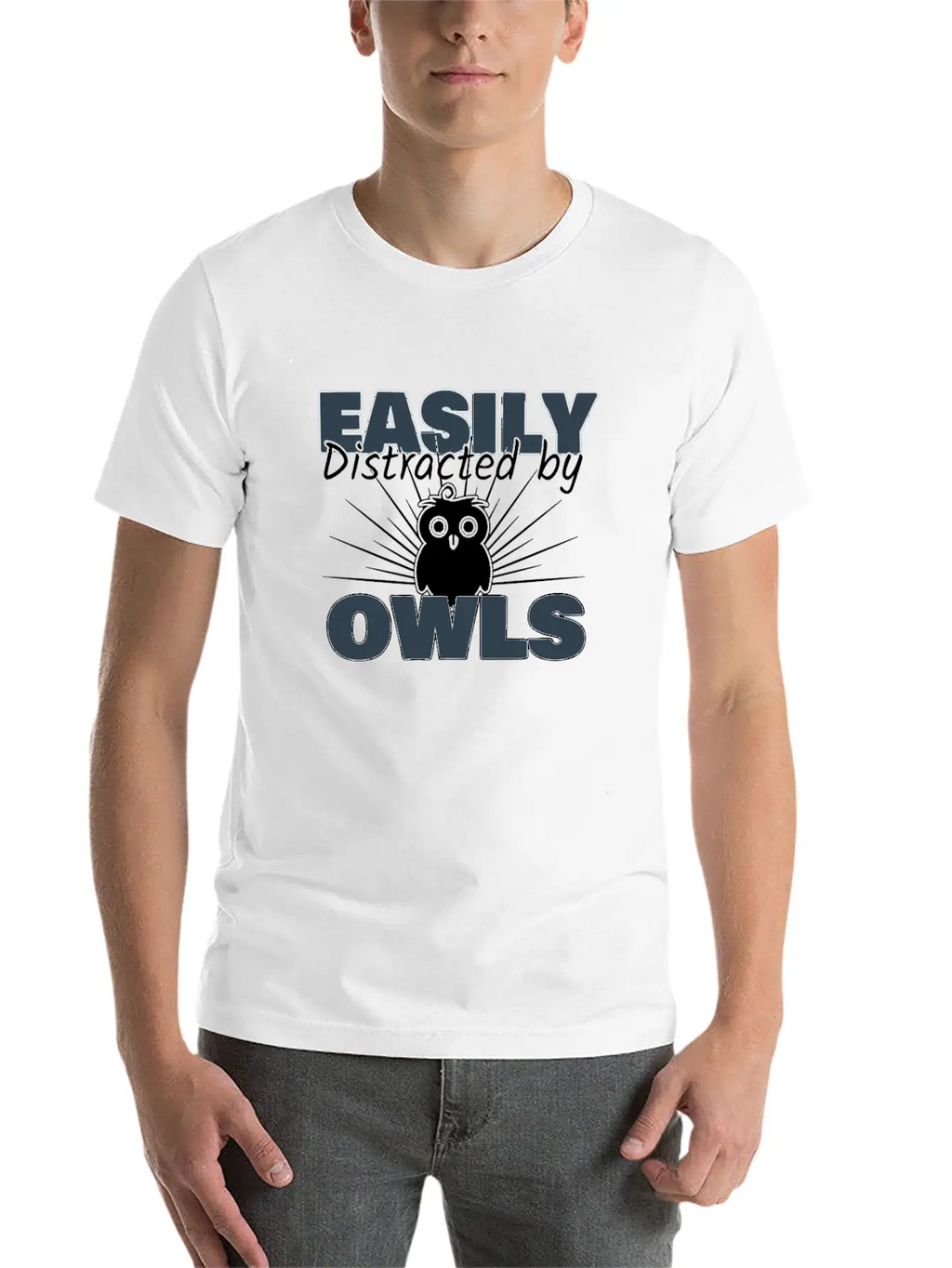 Owl Breathable Soft Cotton T-Shirt – Timeless Casual Look
