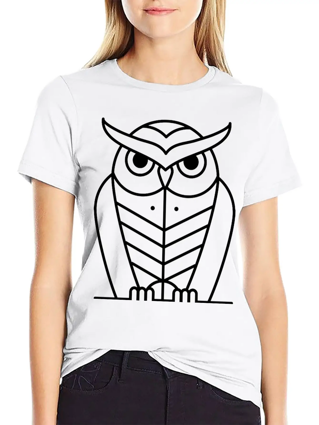Owl Casual Graphic T-Shirt – Simple And Comfortable Daily Wear