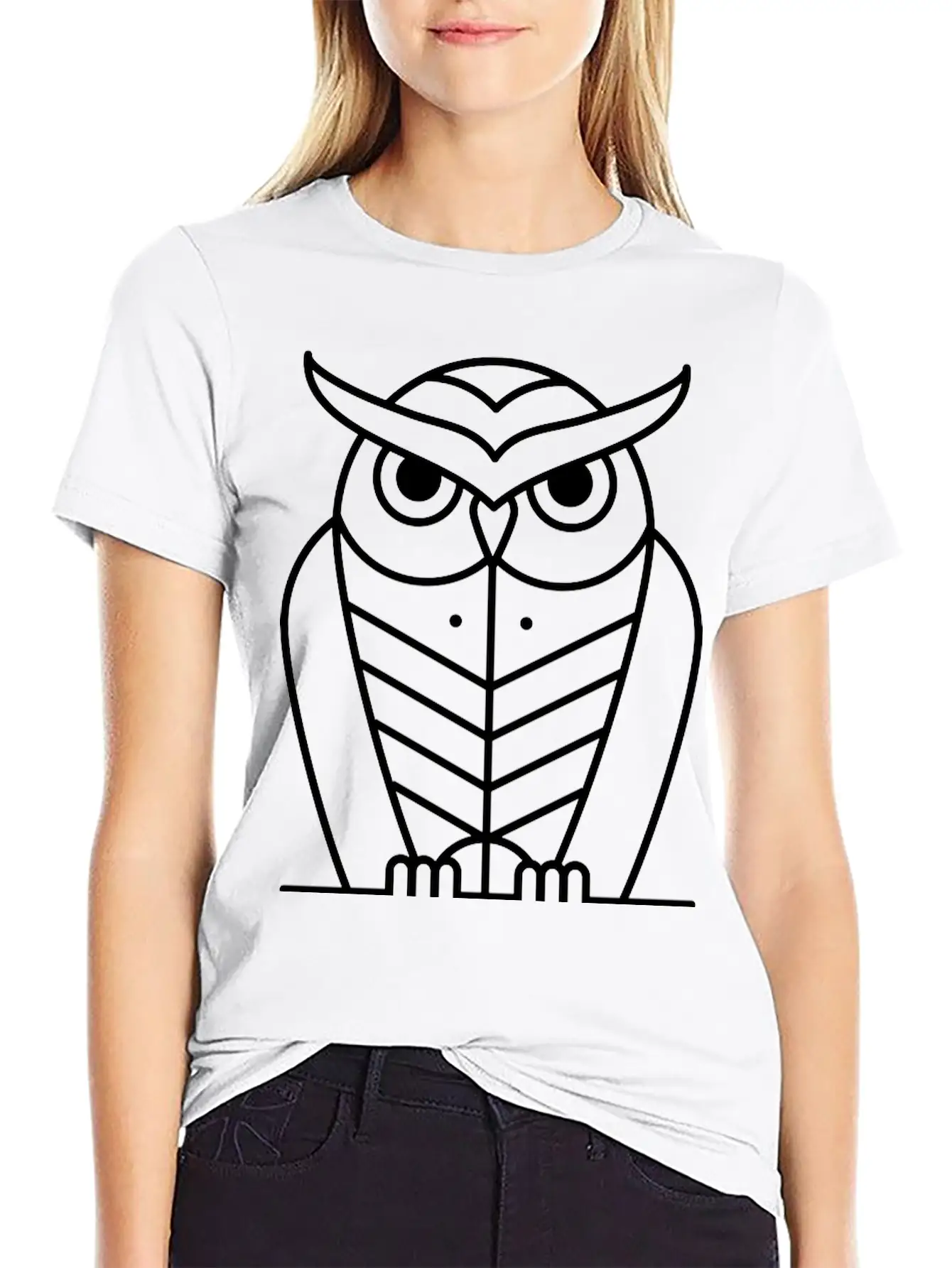 Owl Casual Graphic T-Shirt – Simple And Comfortable Daily Wear