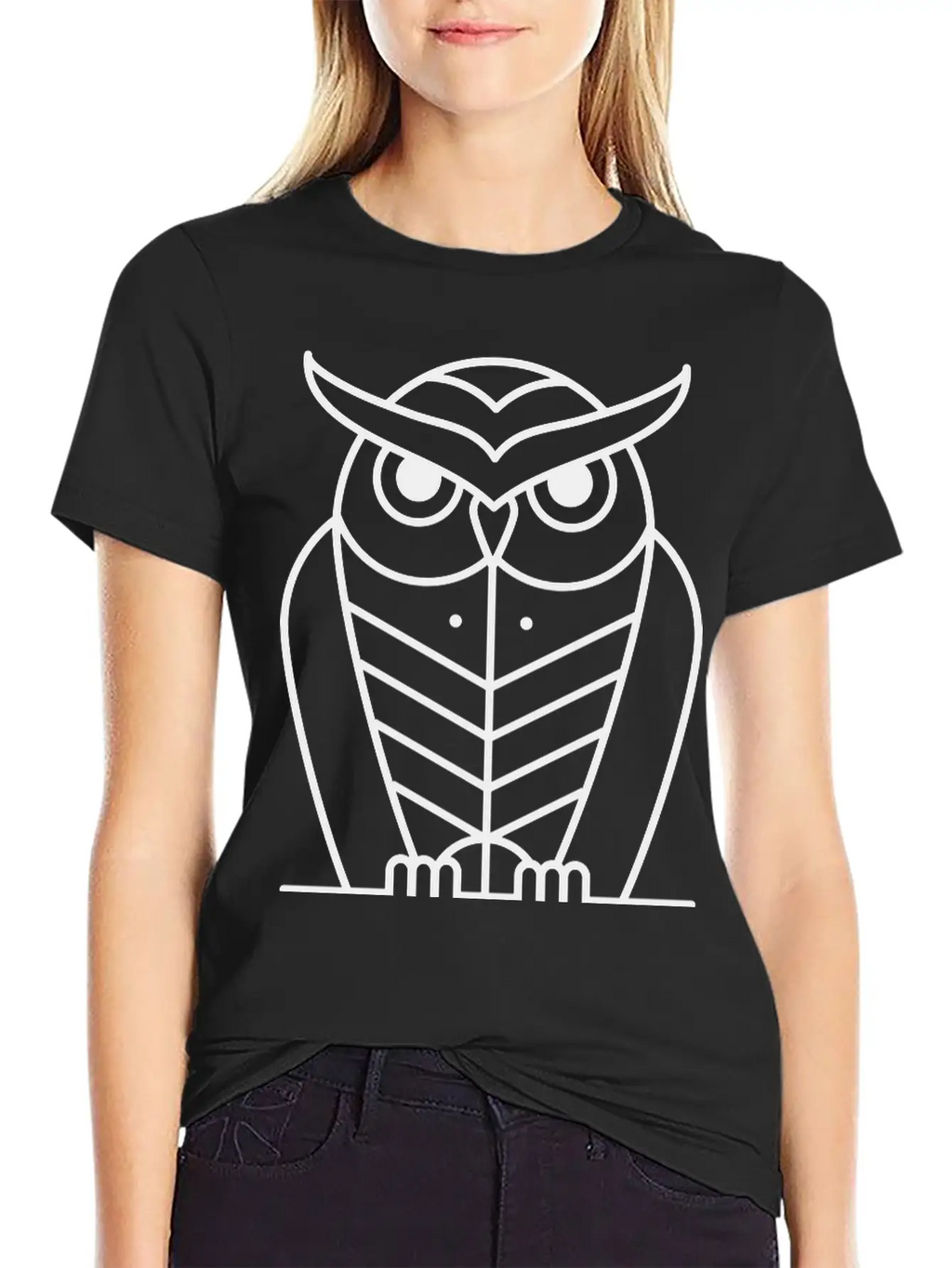 Owl Casual Graphic T-Shirt – Simple And Comfortable Daily Wear