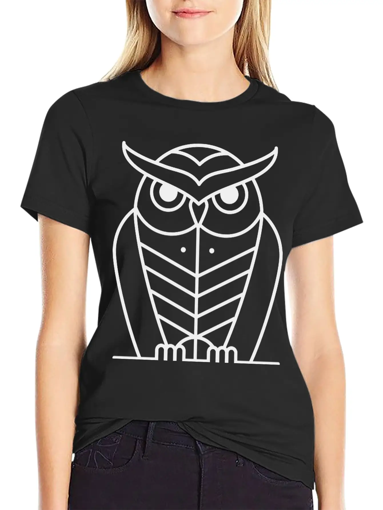 Owl Casual Graphic T-Shirt – Simple And Comfortable Daily Wear