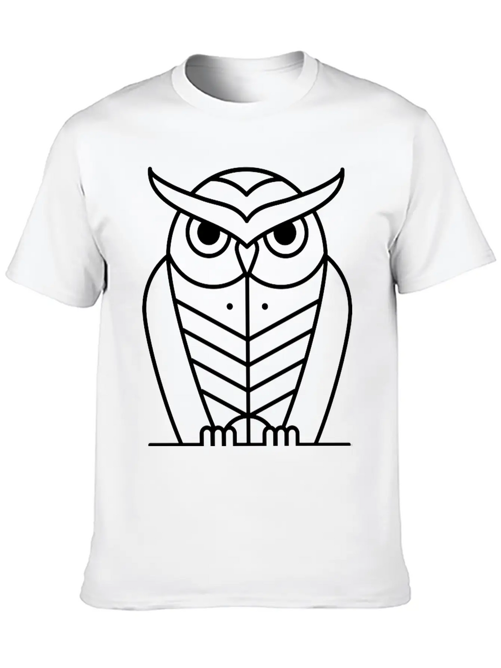 Owl Casual Graphic T-Shirt – Simple And Comfortable Daily Wear