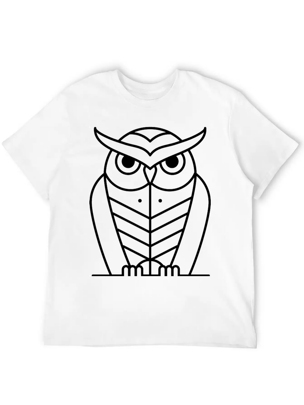 Owl Casual Graphic T-Shirt – Simple And Comfortable Daily Wear