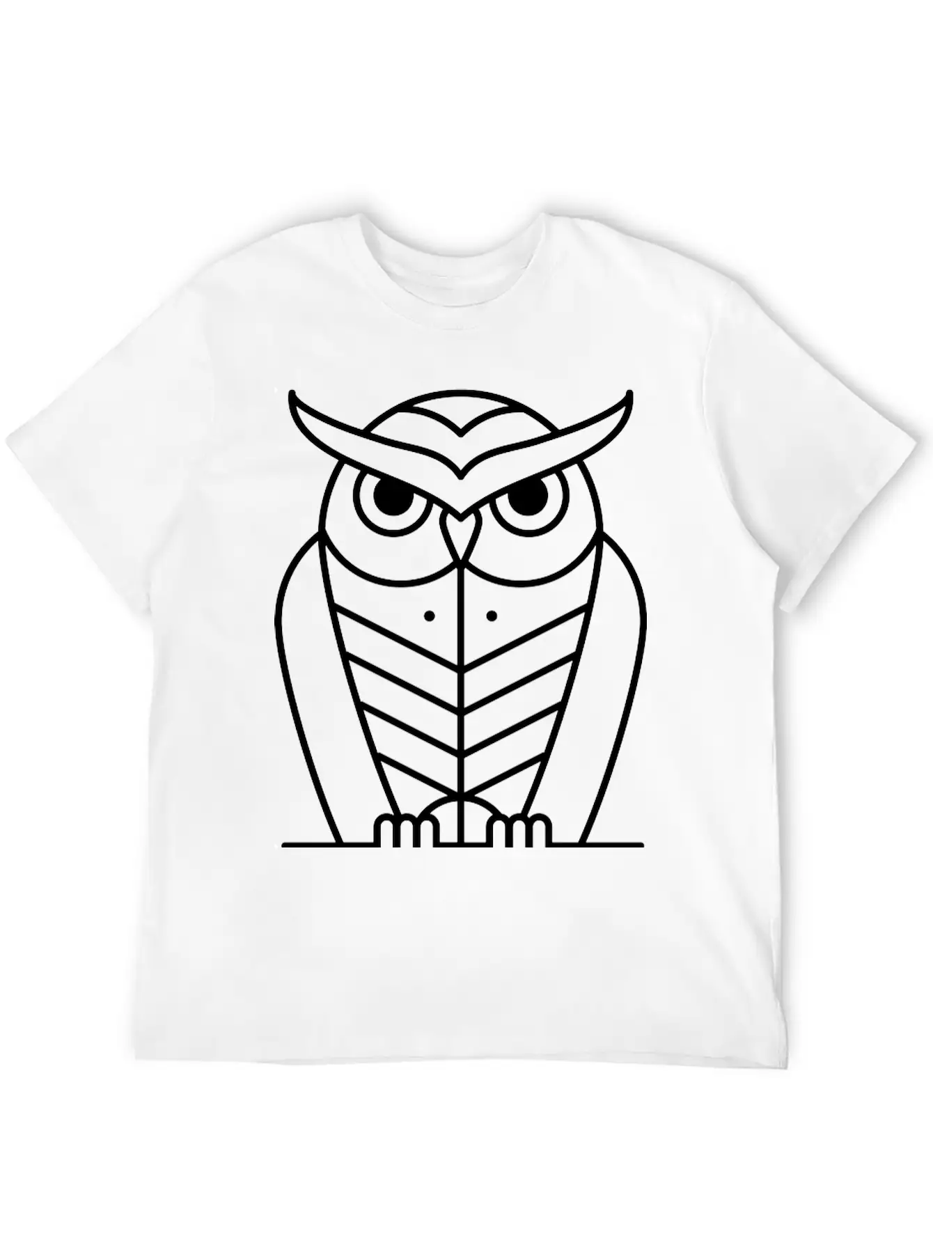 Owl Casual Graphic T-Shirt – Simple And Comfortable Daily Wear