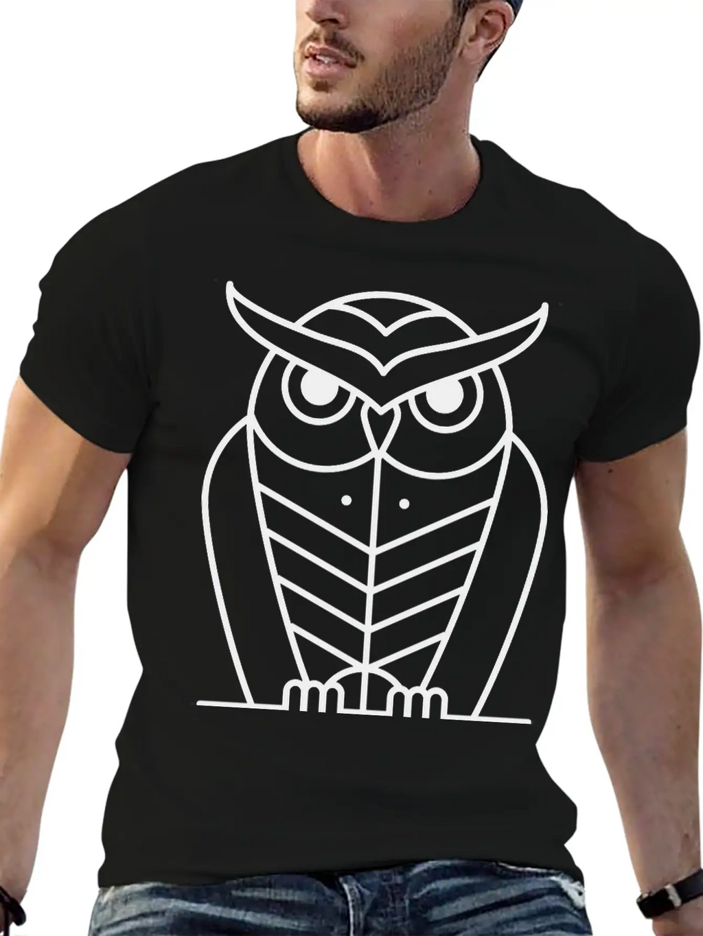Owl Casual Graphic T-Shirt – Simple And Comfortable Daily Wear