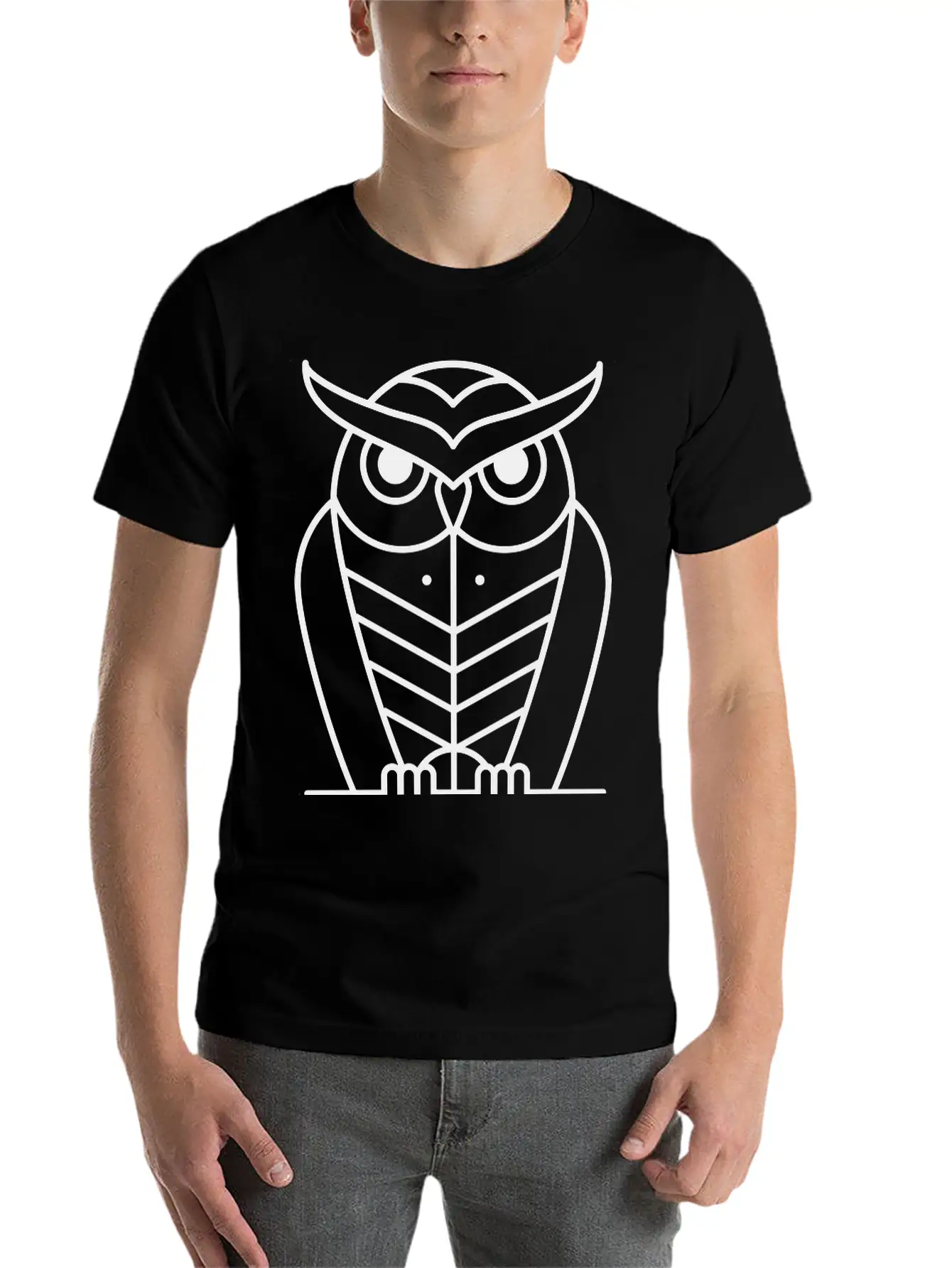 Owl Casual Graphic T-Shirt – Simple And Comfortable Daily Wear
