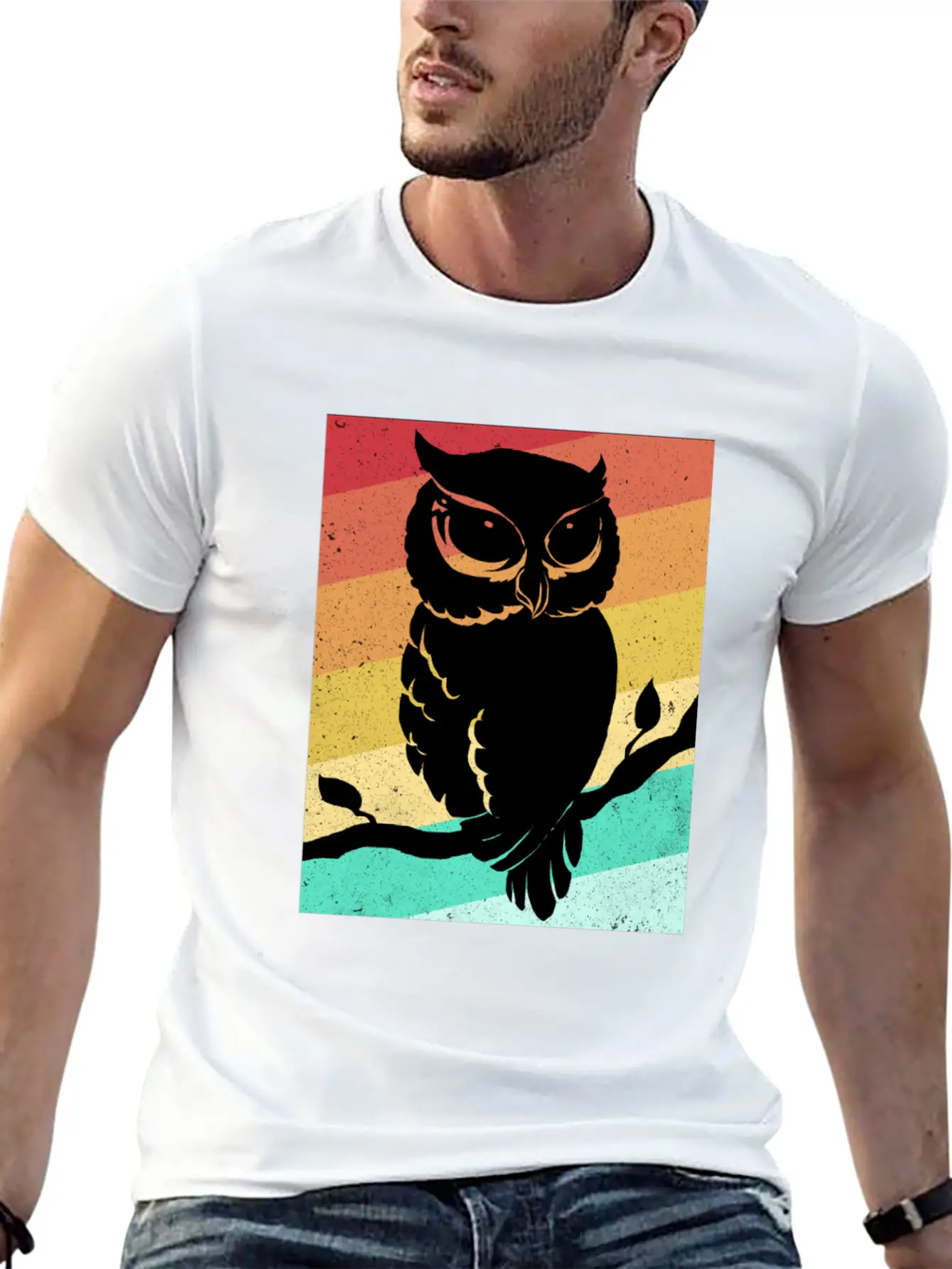 Owl Essential Cotton Tee For Daily Outfits – Unisex Style