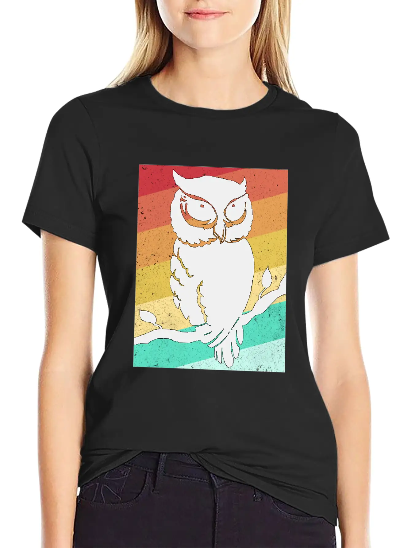 Owl Essential Cotton Tee For Daily Outfits – Unisex Style
