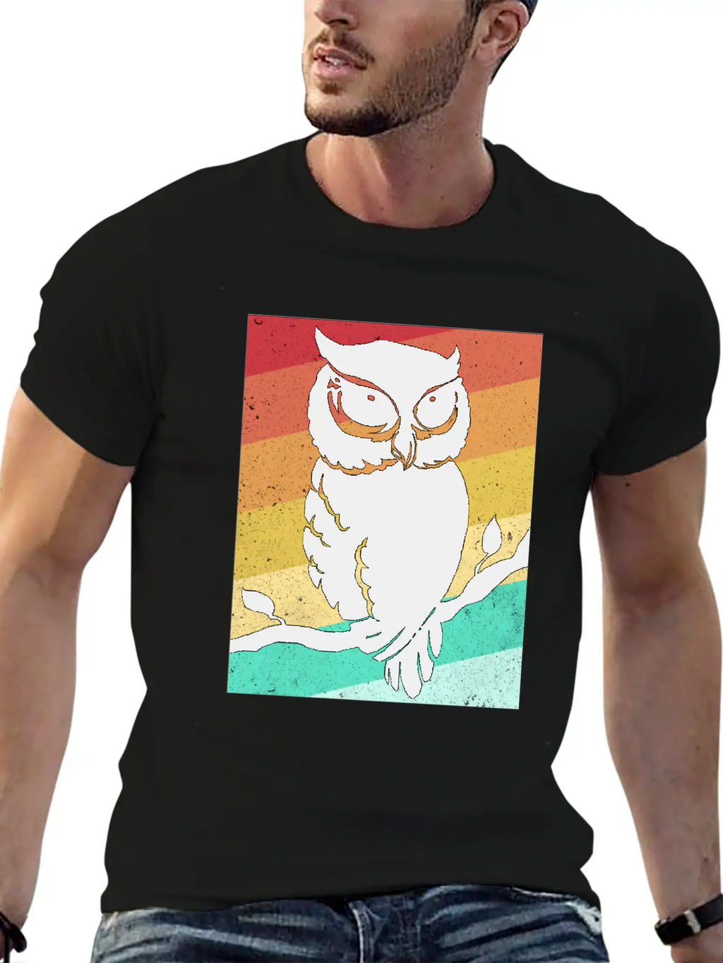 Owl Essential Cotton Tee For Daily Outfits – Unisex Style