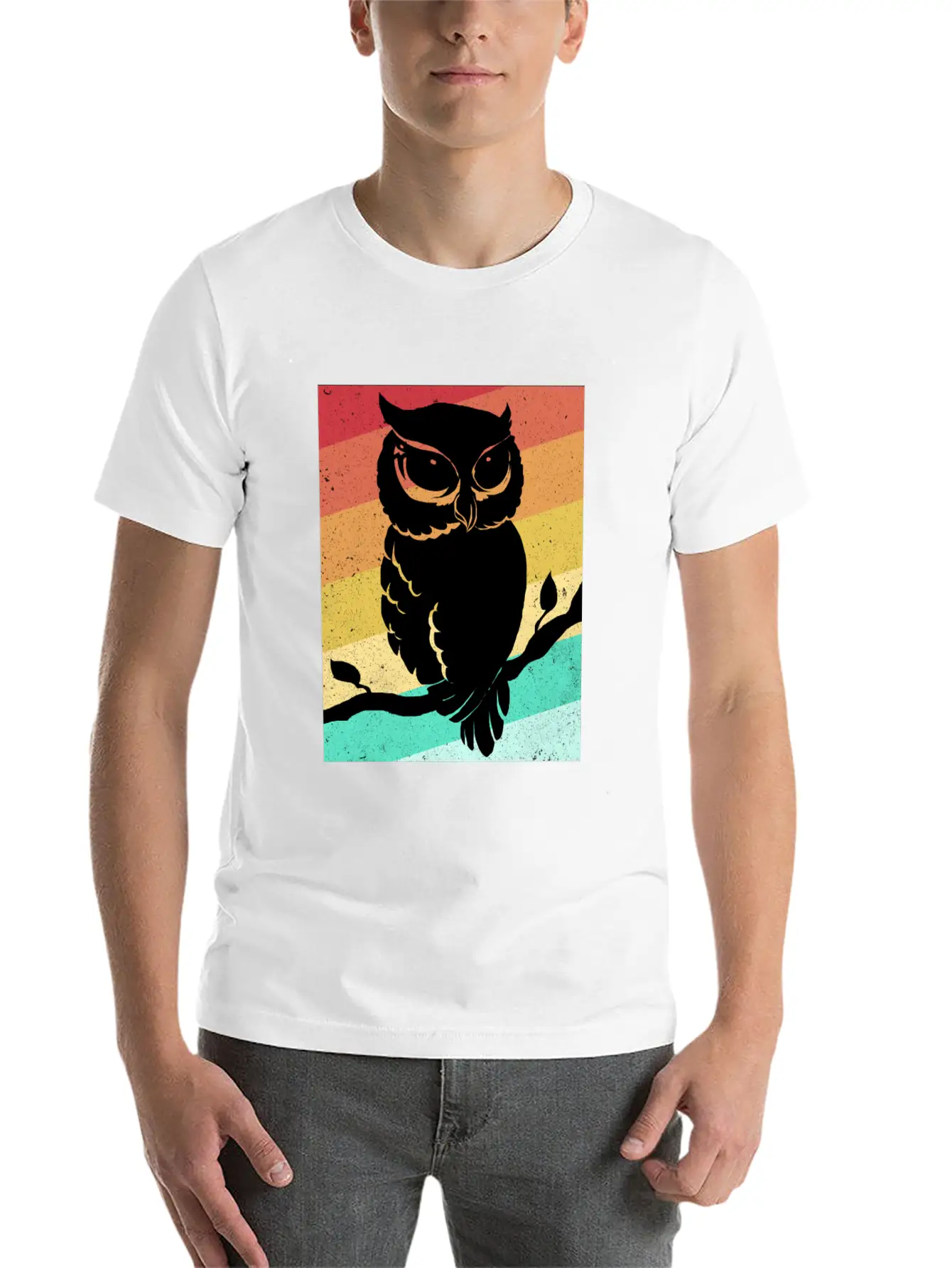 Owl Essential Cotton Tee For Daily Outfits – Unisex Style