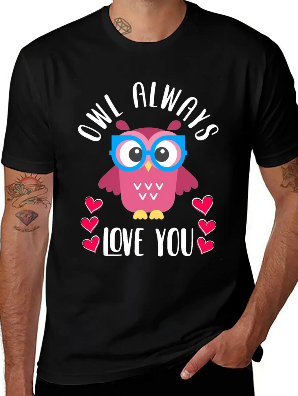 Owl Love Pun Gift Owls Unisex Casual T-Shirt – Clean Design For Daily Comfort