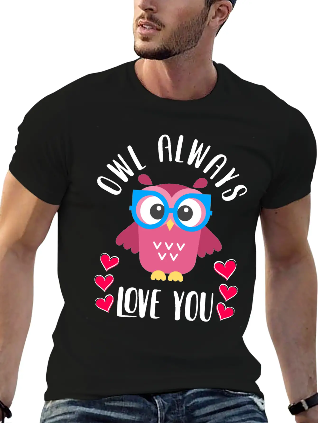Owl Love Pun Gift Owls Unisex Casual T-Shirt – Clean Design For Daily Comfort