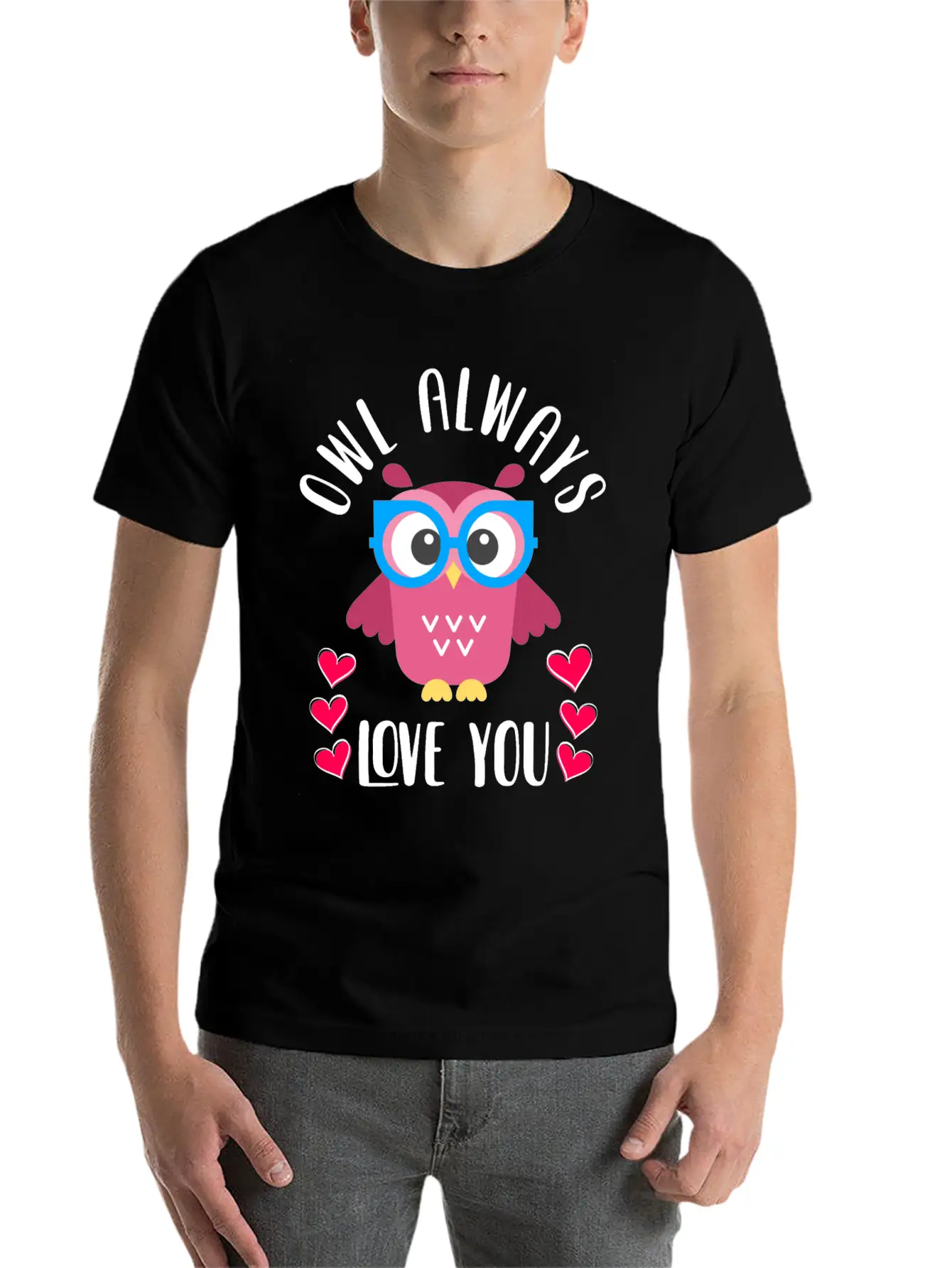 Owl Love Pun Gift Owls Unisex Casual T-Shirt – Clean Design For Daily Comfort
