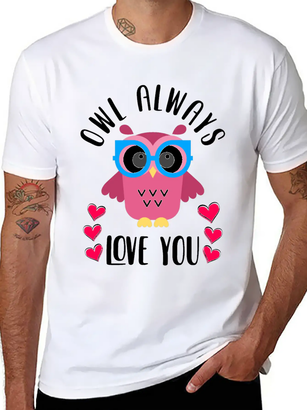 Owl Love Pun Gift Owls Unisex Casual T-Shirt – Clean Design For Daily Comfort
