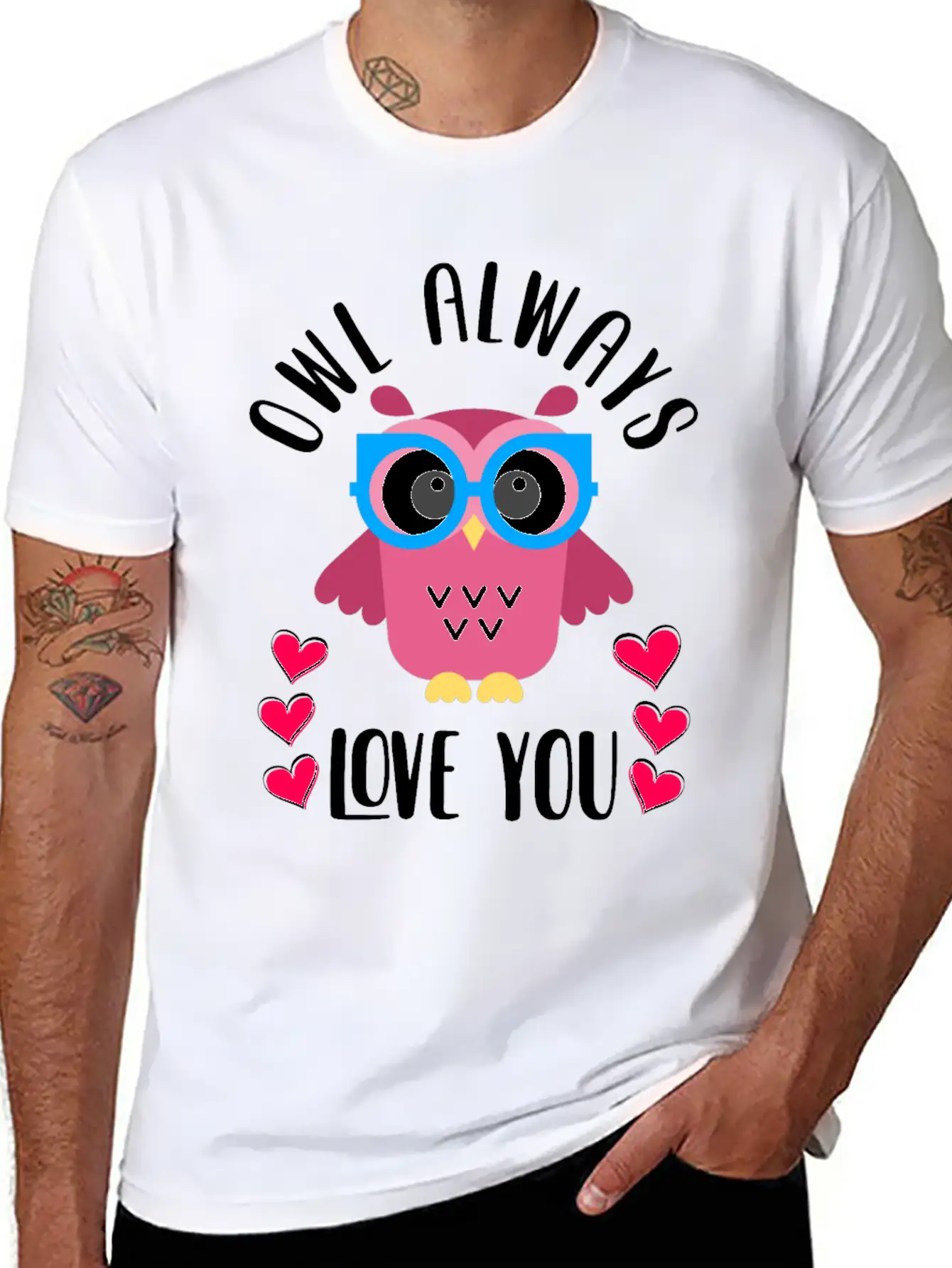 Owl Love Pun Gift Owls Unisex Casual T-Shirt – Clean Design For Daily Comfort