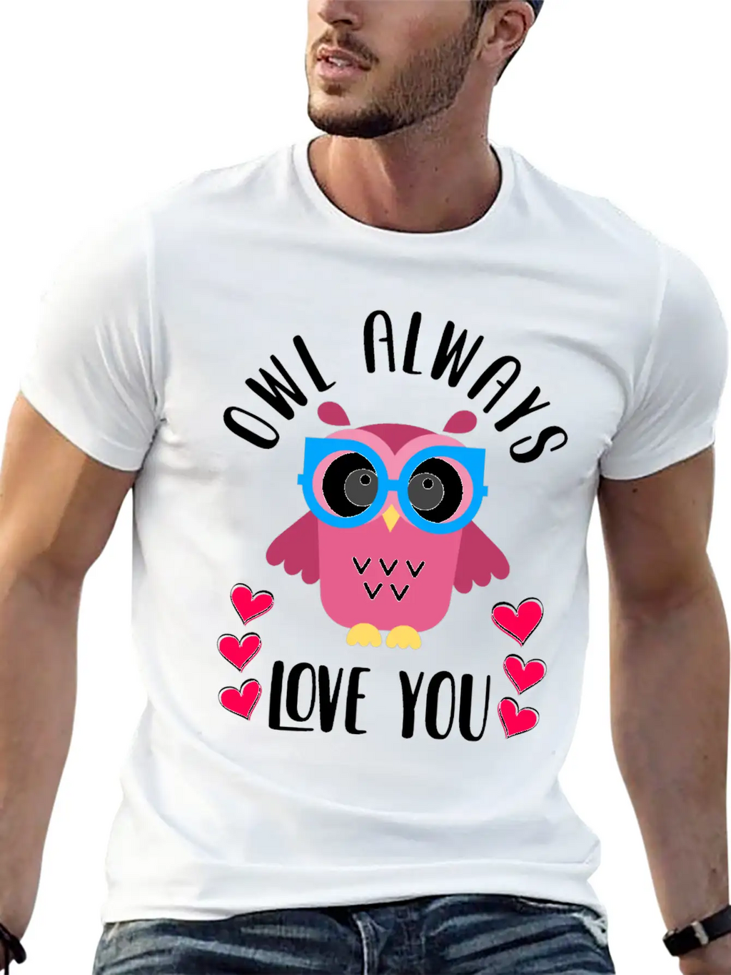 Owl Love Pun Gift Owls Unisex Casual T-Shirt – Clean Design For Daily Comfort