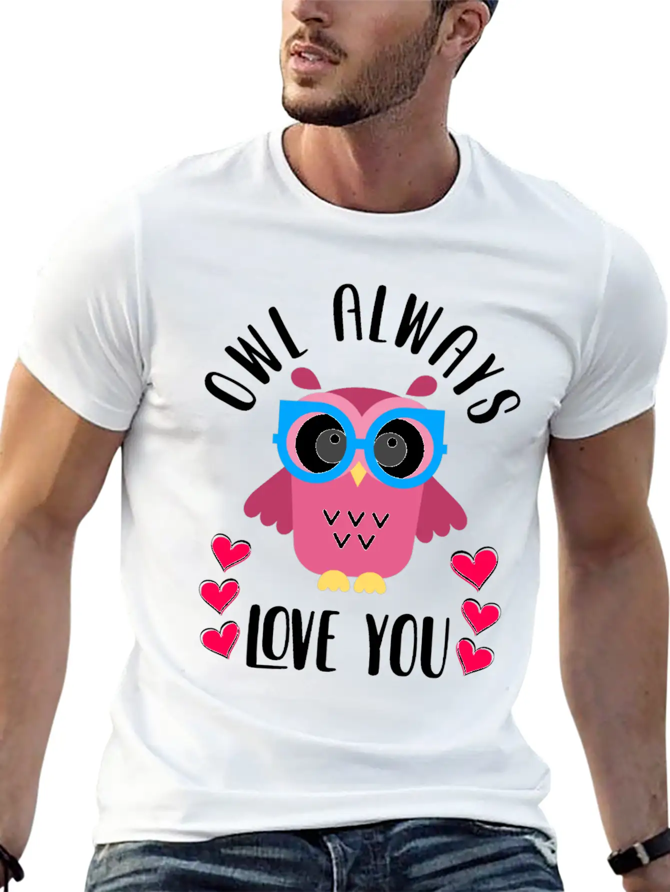 Owl Love Pun Gift Owls Unisex Casual T-Shirt – Clean Design For Daily Comfort