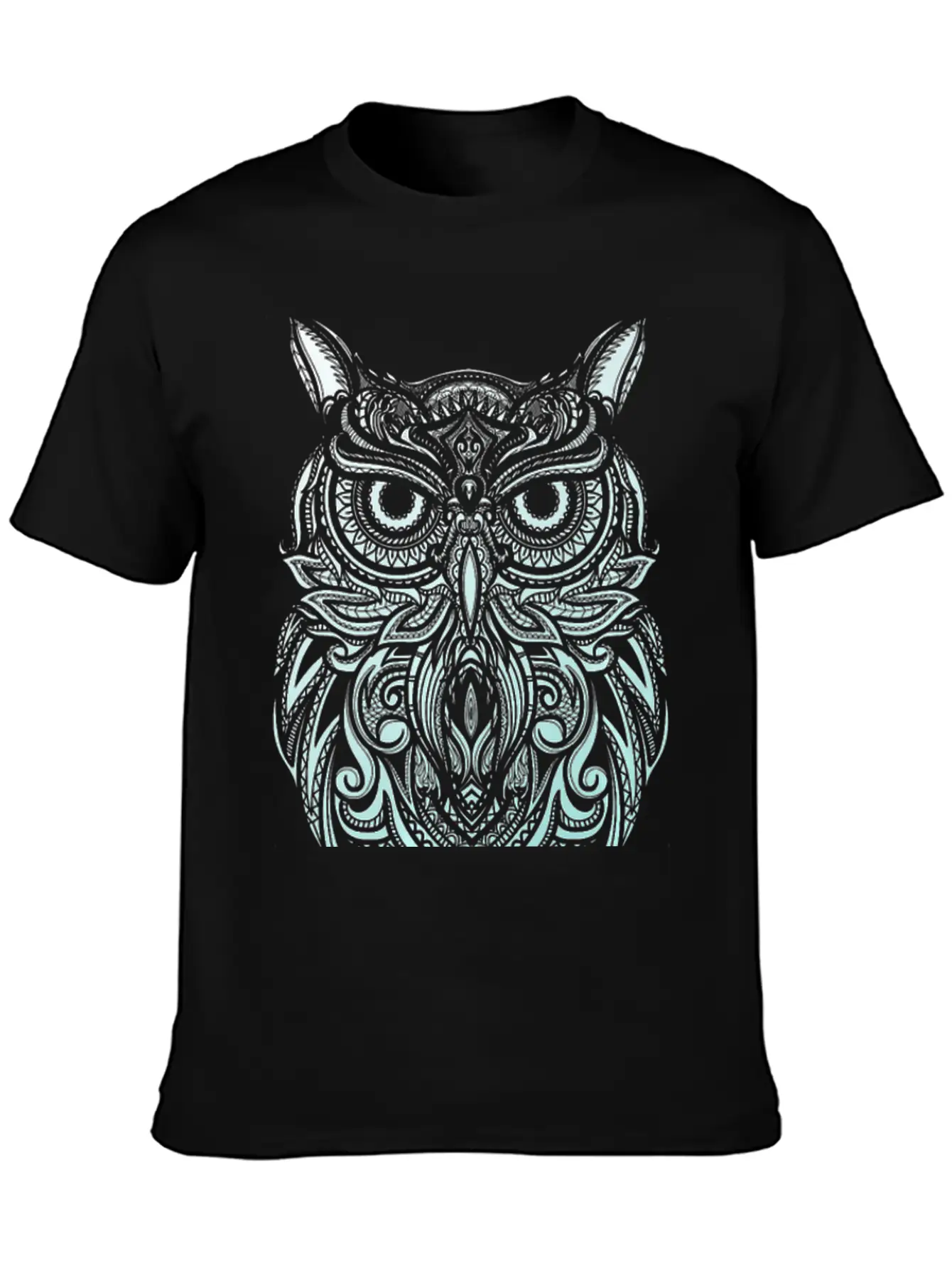 Owl Shirt Bohemian Henna Style Owls Boho Owl Premi Unisex Casual T-Shirt – Clean Design For Daily Comfort