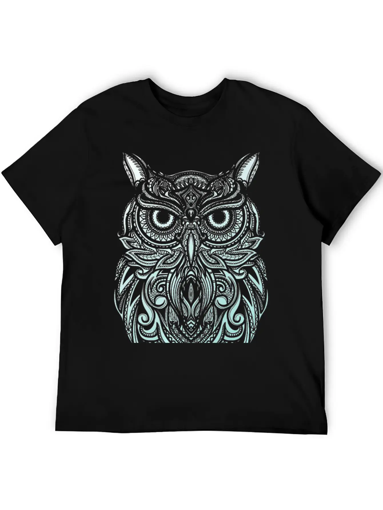 Owl Shirt Bohemian Henna Style Owls Boho Owl Premi Unisex Casual T-Shirt – Clean Design For Daily Comfort