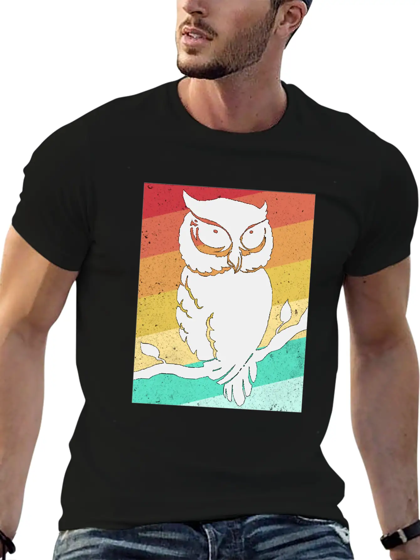 Owl Unisex Casual T-Shirt – Clean Design For Daily Comfort